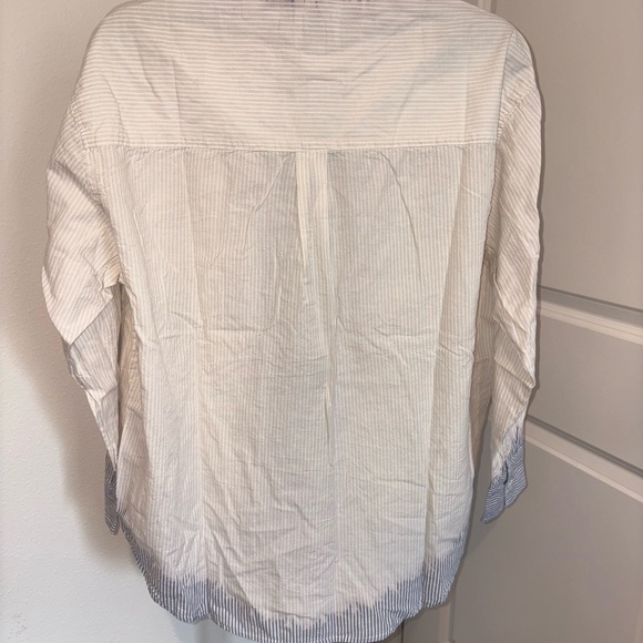 BDG Pink and Blue Casual Button Down Shirt - Picture 5 of 5